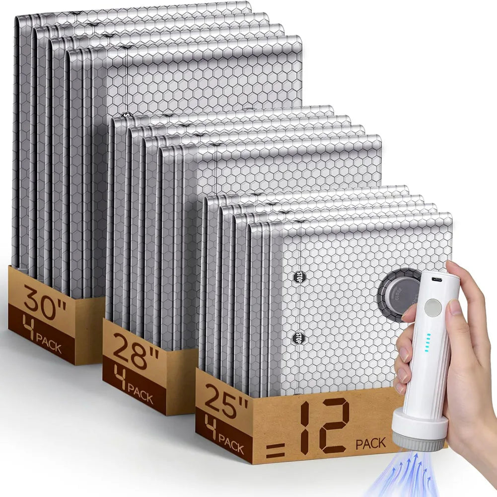 Vacuum Storage Bags with Wireless Air Pump