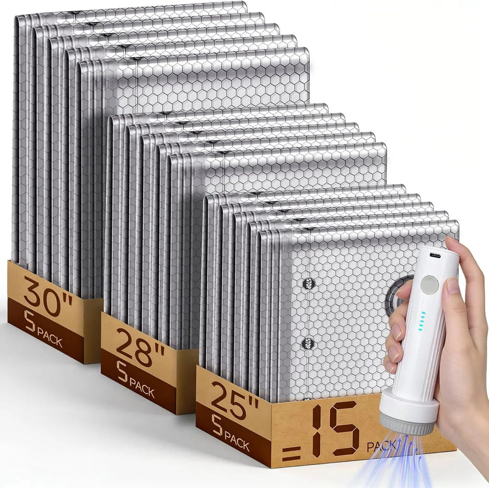 Vacuum Storage Bags with Wireless Air Pump
