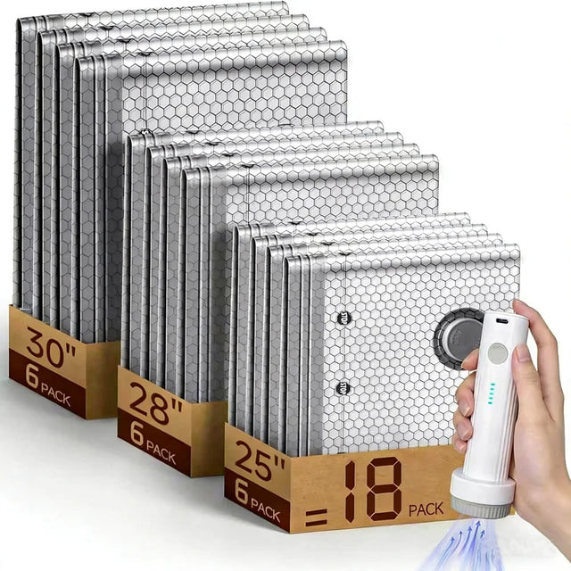 Vacuum Storage Bags with Wireless Air Pump